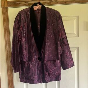 Floral Purple Women's Jacket